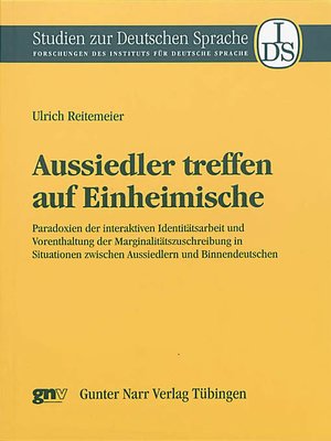 cover image of Aussiedler treffen auf Einheimische